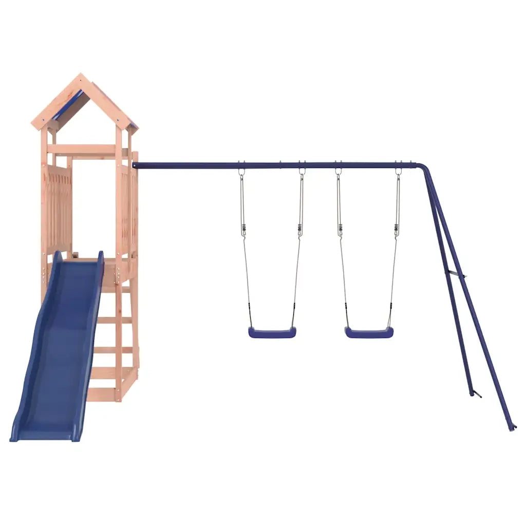 Set da Gioco da Esterno in Legno Massello di Douglas
