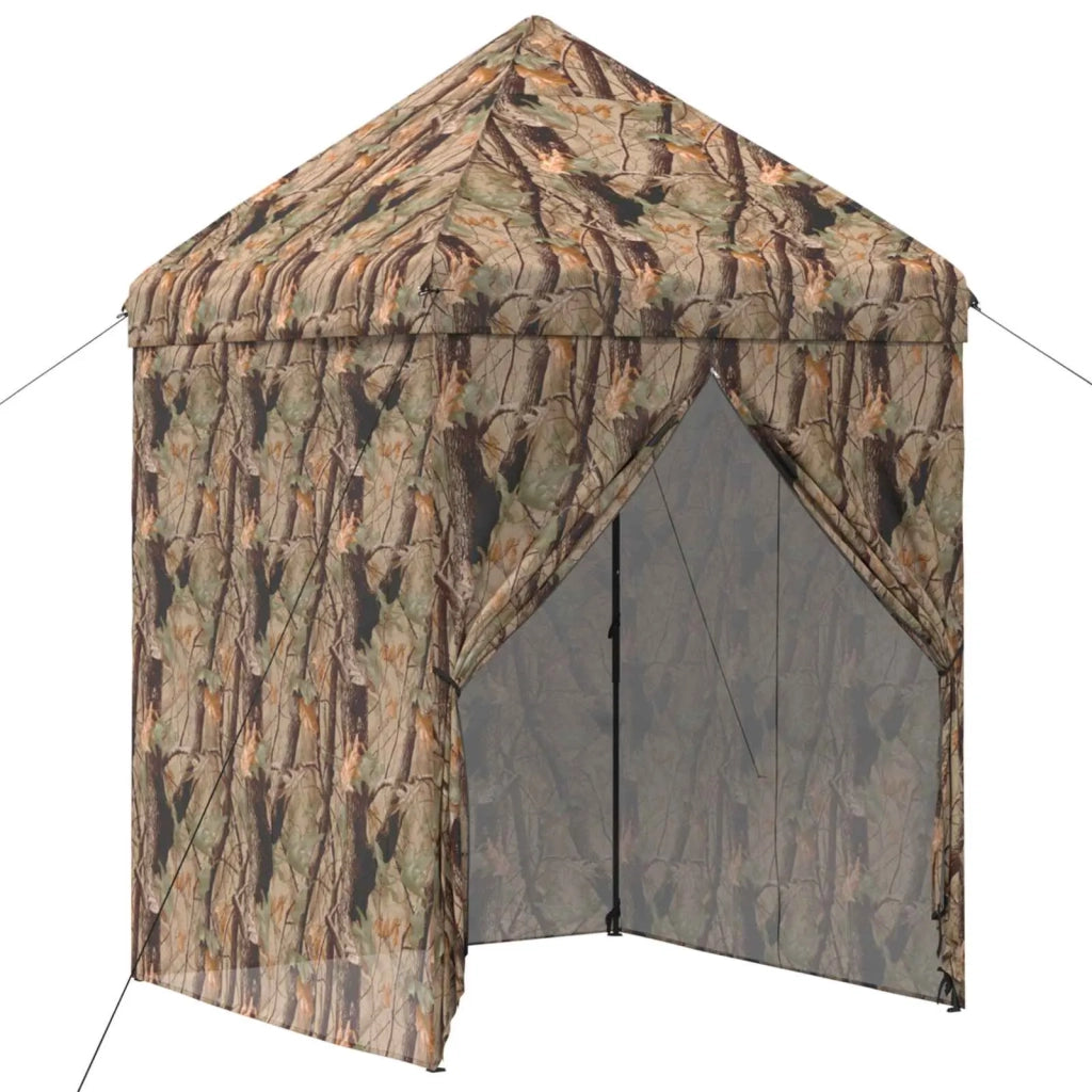 Gazebo Pop-up con 4 Pareti 3 x 3 m Mimetico Foresta 42036835