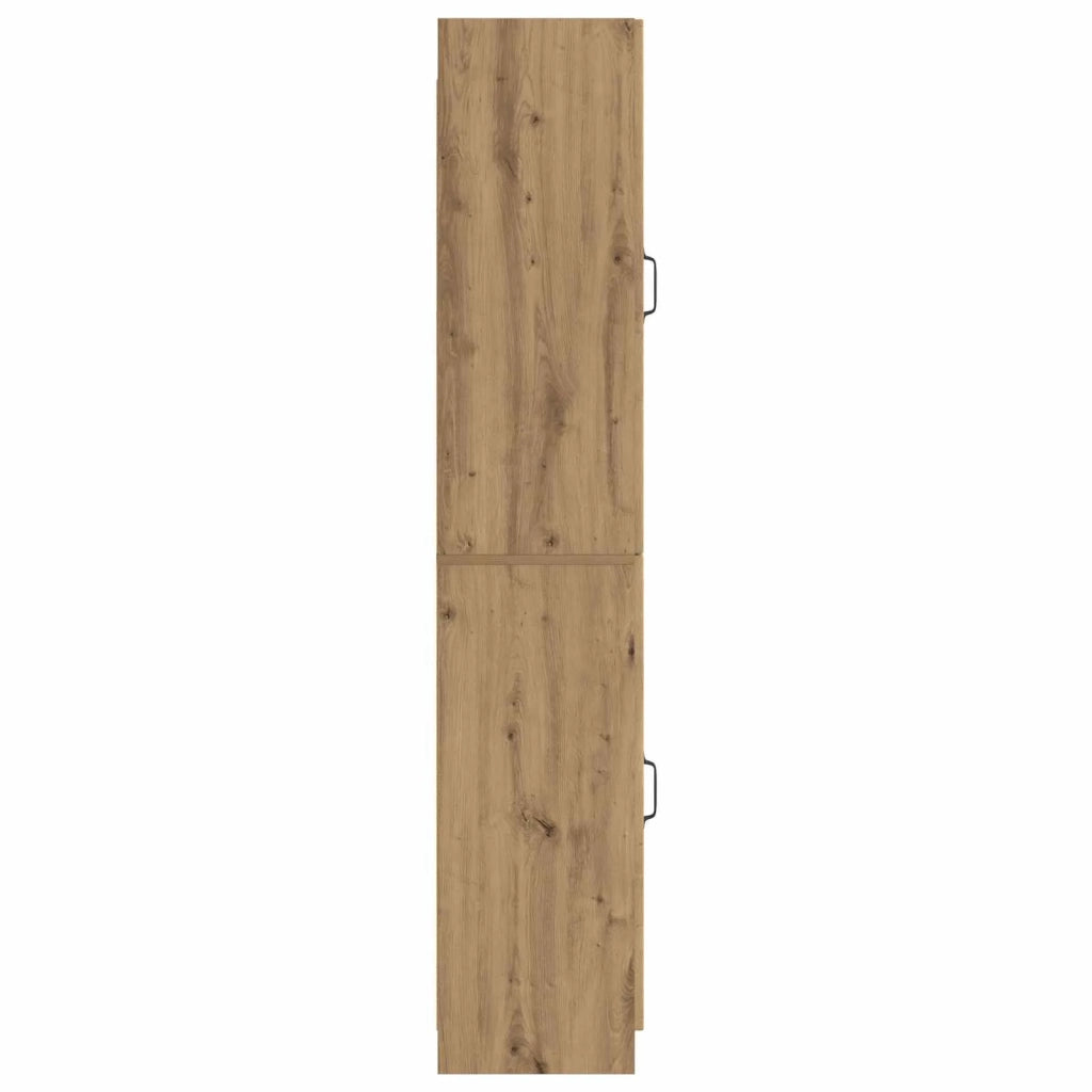 Set di armadi 2 pcs Rovere Artigianale Legno ingegnerizzato
