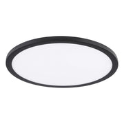 Faretto Ad Incasso Moderno Fueva Flex In Alluminio Nero Led Integrato 22W 3000K