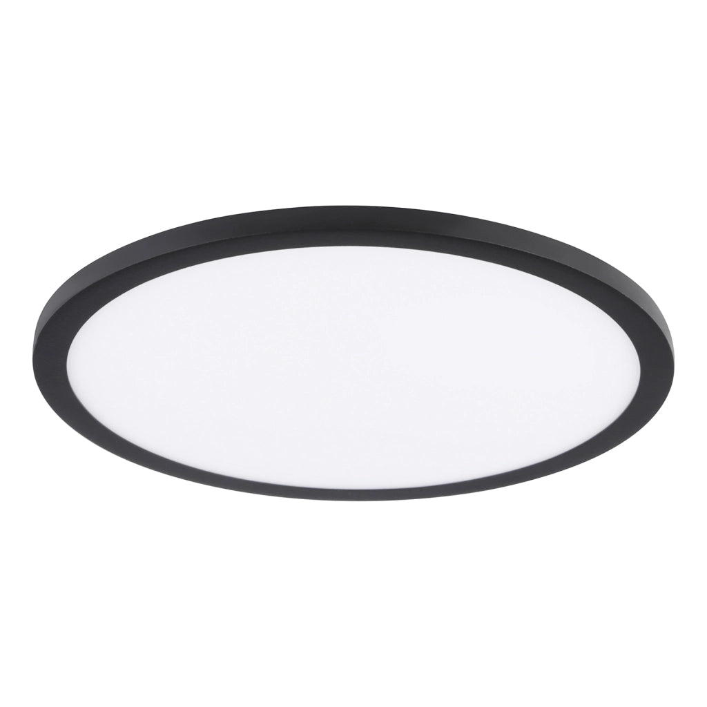 Faretto Ad Incasso Moderno Fueva Flex In Alluminio Nero Led Integrato 22W 3000K