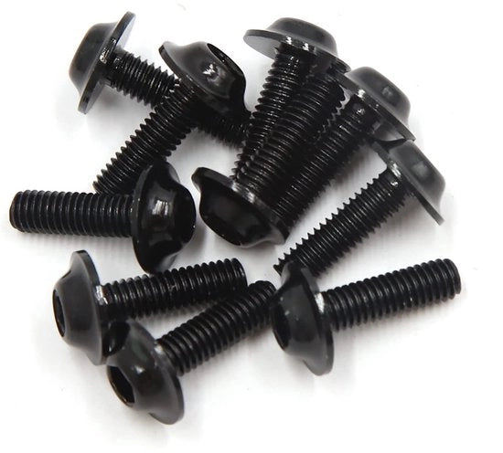Viti M6 x 20 mm - 10 pezzi - Corrosione resistente - Viti metalliche di alta qualità - Leggere e resistenti - Ideali per motocicli - Motobuchi