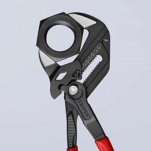 Knipex 86 01 250 Pinza e Chiave in un Unico Utensile 250 mm apertura max 52 mm acciaio cromo vanadio manici antiscivolo