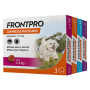 Compresse antiparassitarie masticabili 10-25 kg