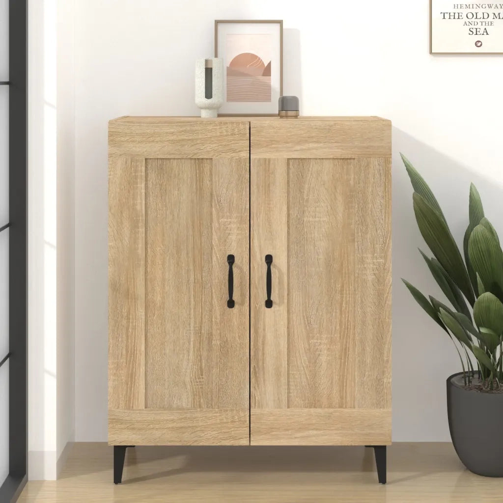 Credenza-Buffet-Armadio da cucina Rovere Sonoma 69,5x34x90 cm in Legno Multistrato 138336
