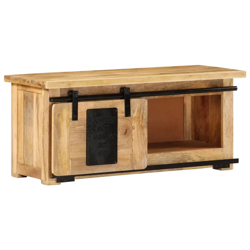 Mobile Porta TV 90x35x40 cm in Legno Massello di Mango 321570