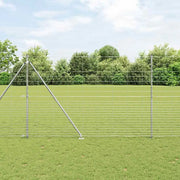 Palo della recinzione Zincato 25 x 1,6 m Acciaio