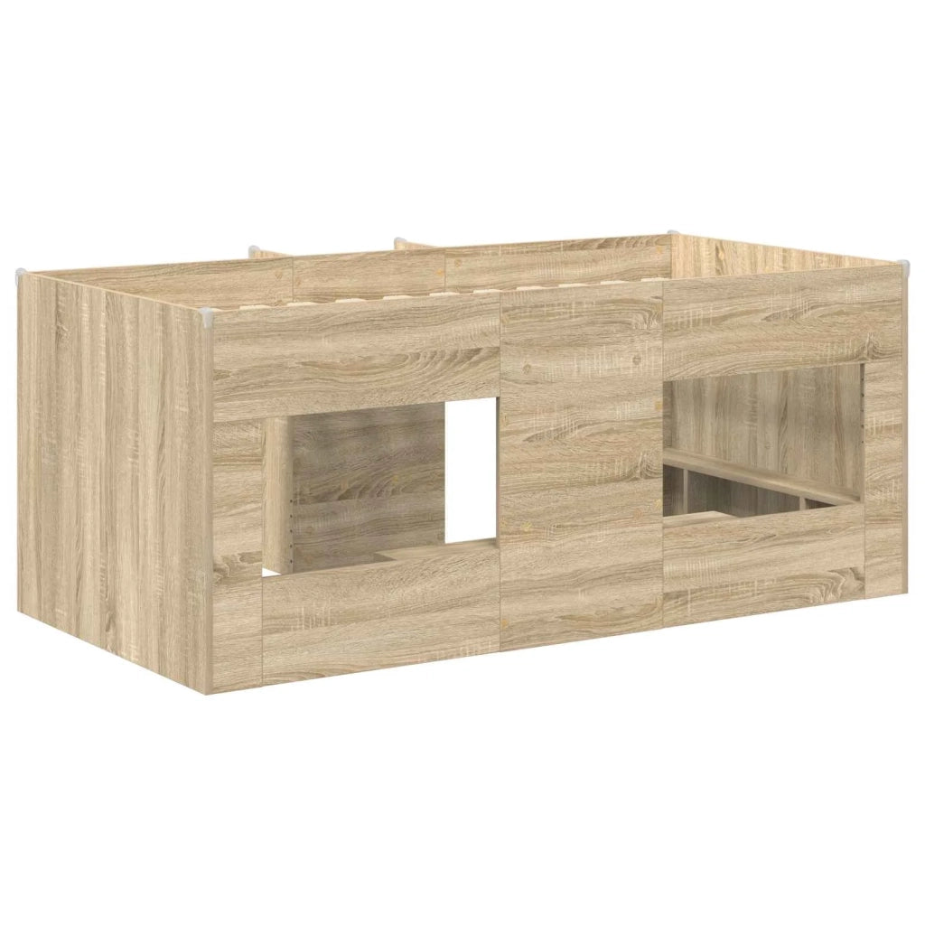 Letto Alto per Bambini 2 pcs Sonoma 163 x 101,1 x 68,5 cm 3422573