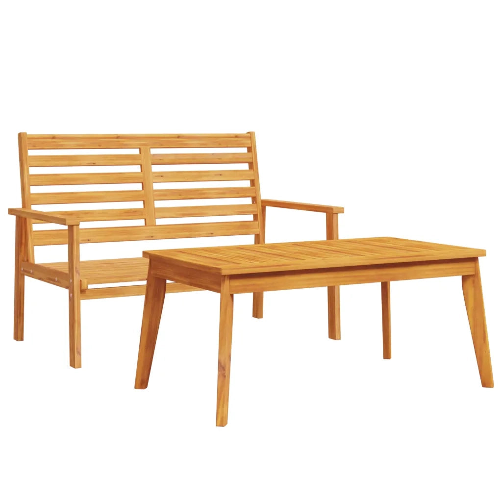 Salotto da Giardino-Set da giardino in Legno Massello di Acacia
