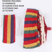 Hangmat di Camping in Coton con Balanstraal Anti Roll per Viaggi e Spiaggia