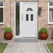 Fioriera 2 pcs Ruggine 50 x 50 x 40 cm 884065