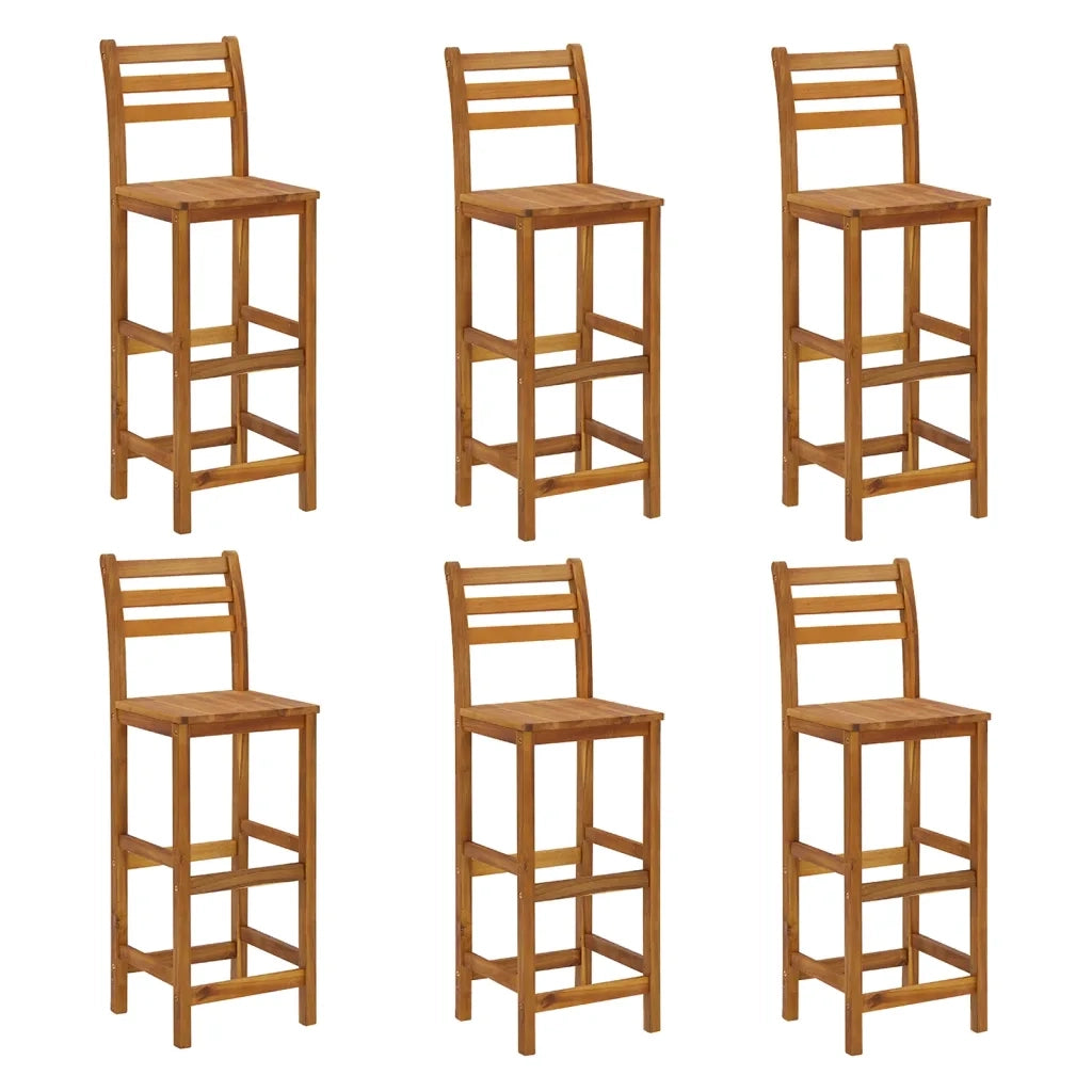 Set da Bar da Giardino 7 pz in Legno Massello di Acacia 3154397