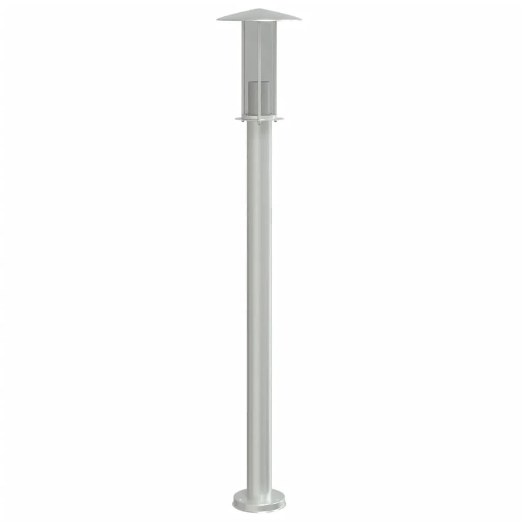 Lampada da terra per esterni in argento 100 cm in acciaio inox Argento 02_0042514