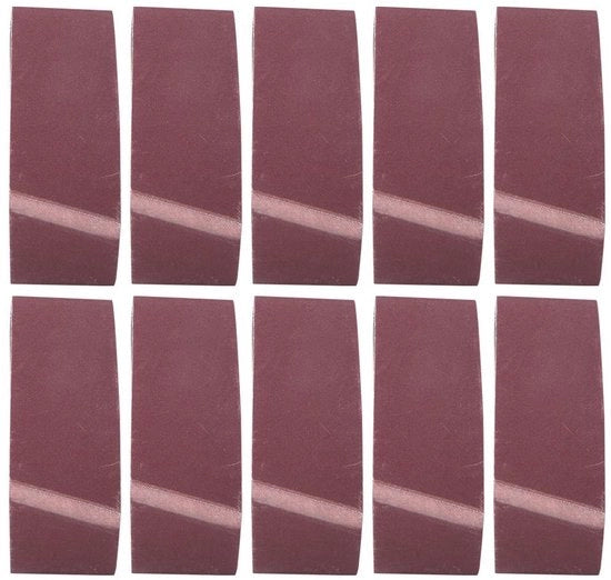 Set di cinture di abrasione 457x75mm - Set di cinture di abrasione - Carta abrasiva all'ossido di alluminio - Cinture di abrasione per legno/metallo - Cinture di abrasione 10 pezzi - Materiale premium