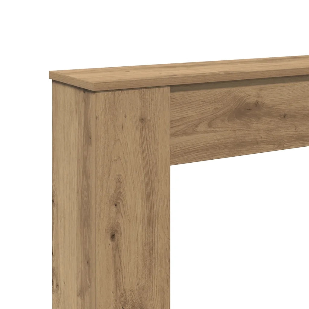 Cornice per Camino Rovere Artigianale 100x20x100 cm Truciolato 854579