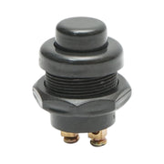 Pulsante di avviamento 12V/10A–24V/5A nero con 2 pin universale