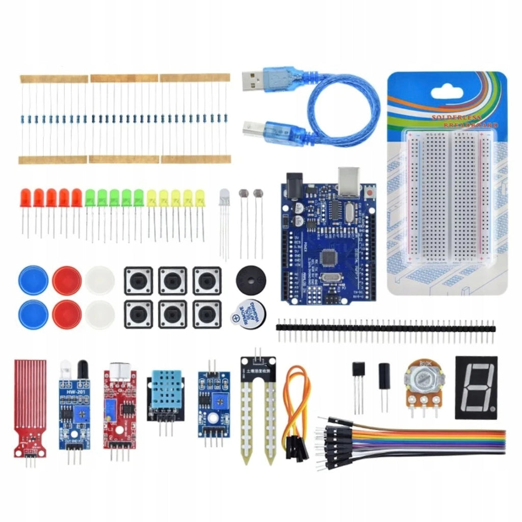 Set di Componenti Elettronici ACS S Compatibile con Arduino UNO SET3 – Educativo e Versatile | Progetti Interattivi e