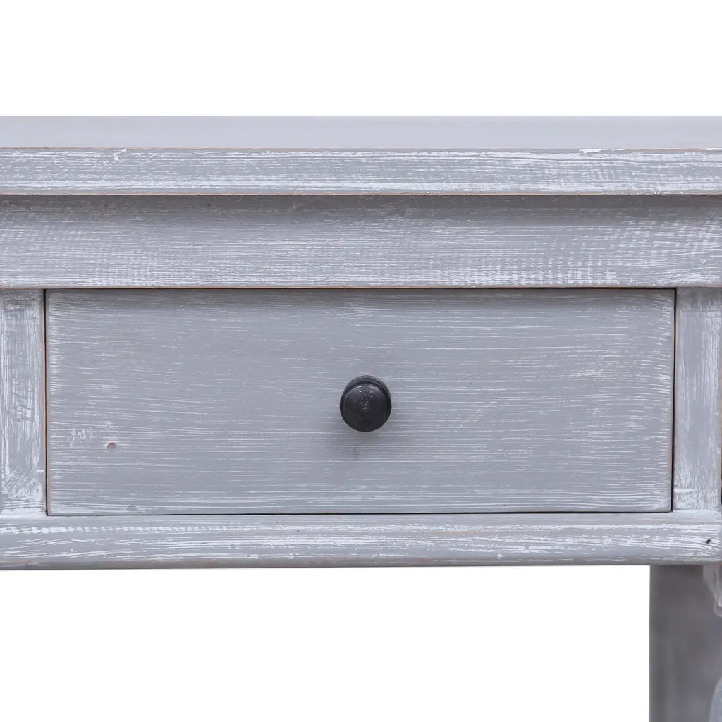 Scrivania 115x50x78 cm in Legno Massello di Mogano cod mxl 60654