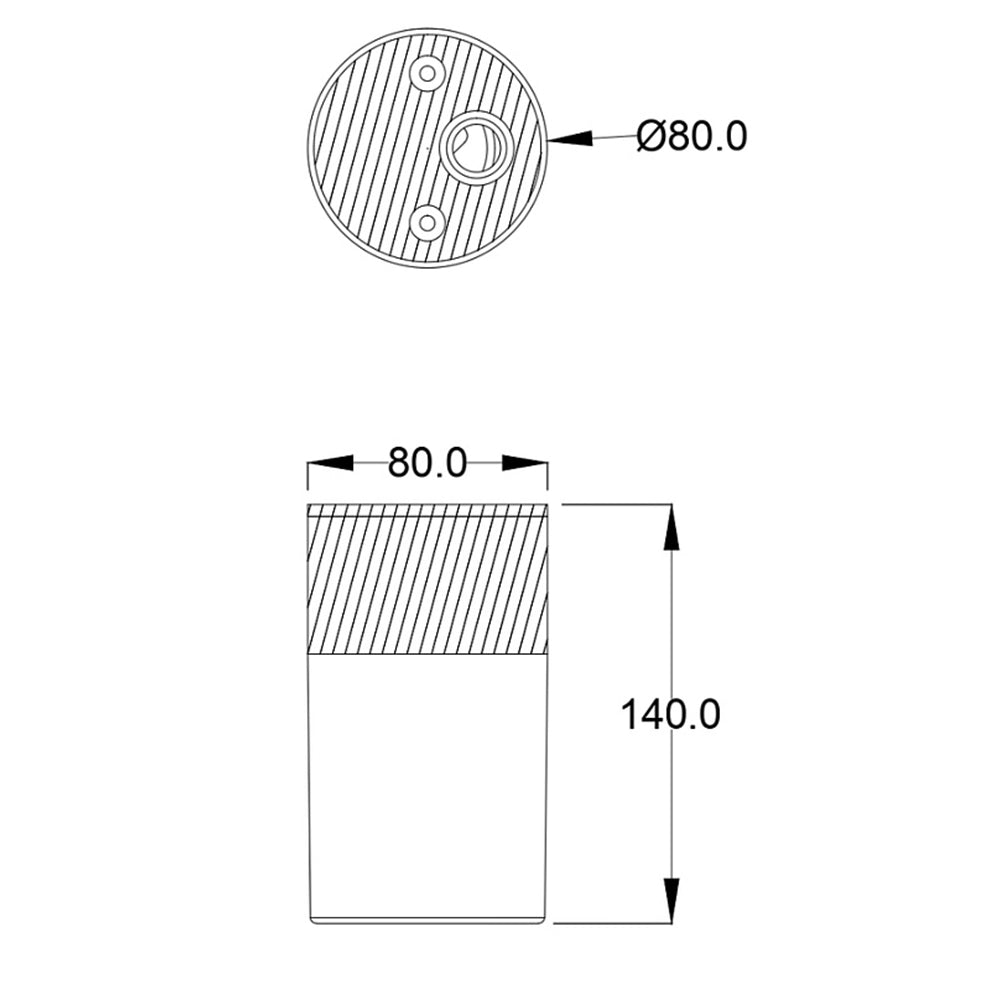 Lampade A Soffitto Moderno Da Esterno Alluminio Nero 1 Luce E27 60W Ip54
