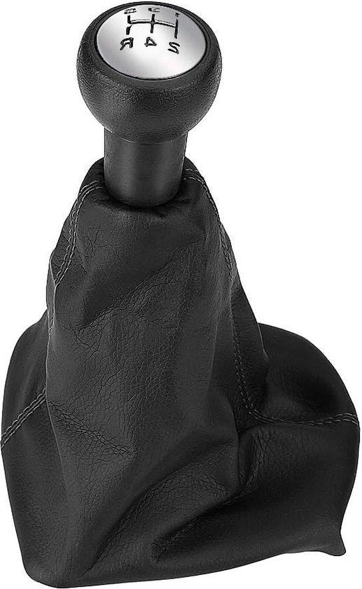 Joystick in leggenda in pelle nera a 5 velocità, adatto per Peugeot 207 307 406