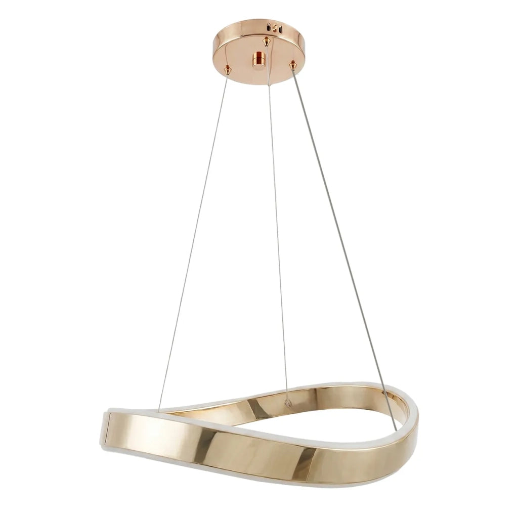 Lampada A Sospensione Da Soffitto Swe064-cp 40cm Gold