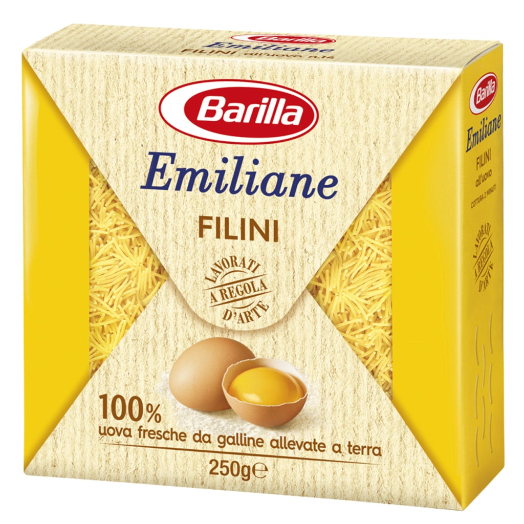 Barilla emiliane filini all'uovo 250 grammi