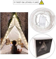Illuminazione per tenda - cavo di illuminazione LED per tenda tipica - tenda per bambini - decorazioni luminose - 4 x catena
