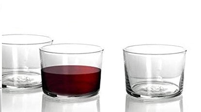 BICCHIERI TAPAS DA VINO PER A APERITIVO IN SET DA 6 PEZZI 240 CC CAPIENZA