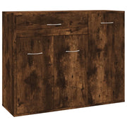 Buffet credenza cassettiera armadio mobile contenitore organizer per cucina soggiorno salotto 88 x 30 x 70 cm legno ingegnerizzato marrone 02_0031118
