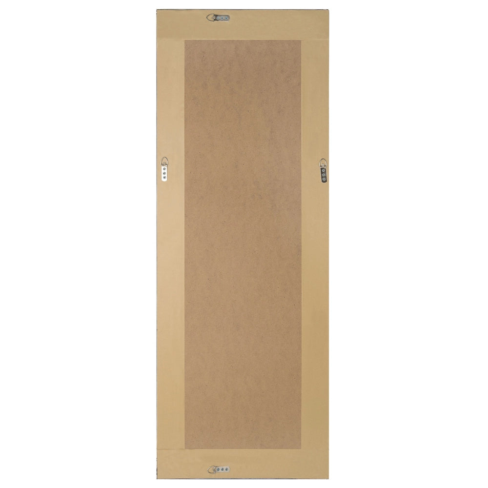 Specchio da Parete Nero Rettangolare Moderno Elegante Soggiorno Camera da Letto Corridoio Finitura Opaca