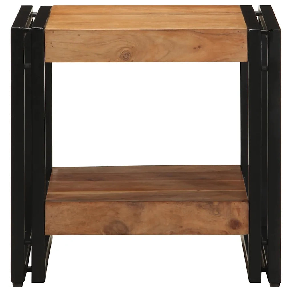 Tavolino da salotto 40 x 40 x 38 cm Legno di Acacia Massello 4102725