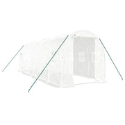 Serra con Telaio in Acciaio Bianco 12 m2 6x2x2 m CFW5057023