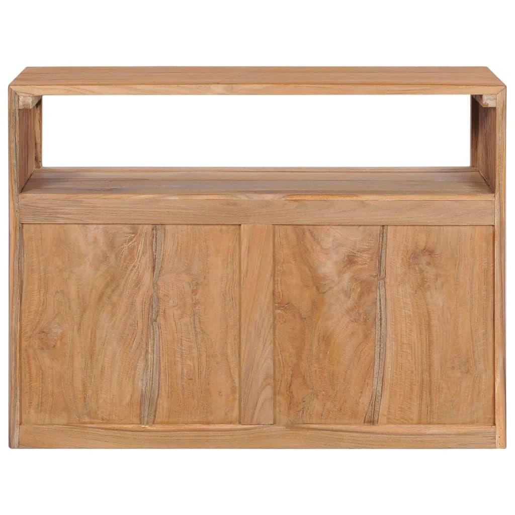 Buffet credenza mobile consolle unità contenitore 80 cm legno massello di teak 4402220