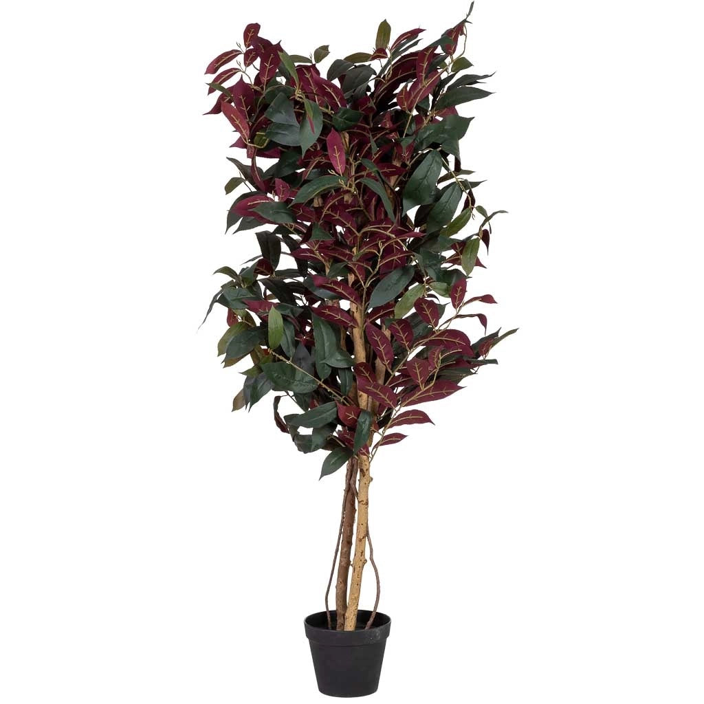 Tidback artificiale decorativo con 460 foglie verde 65x65x115