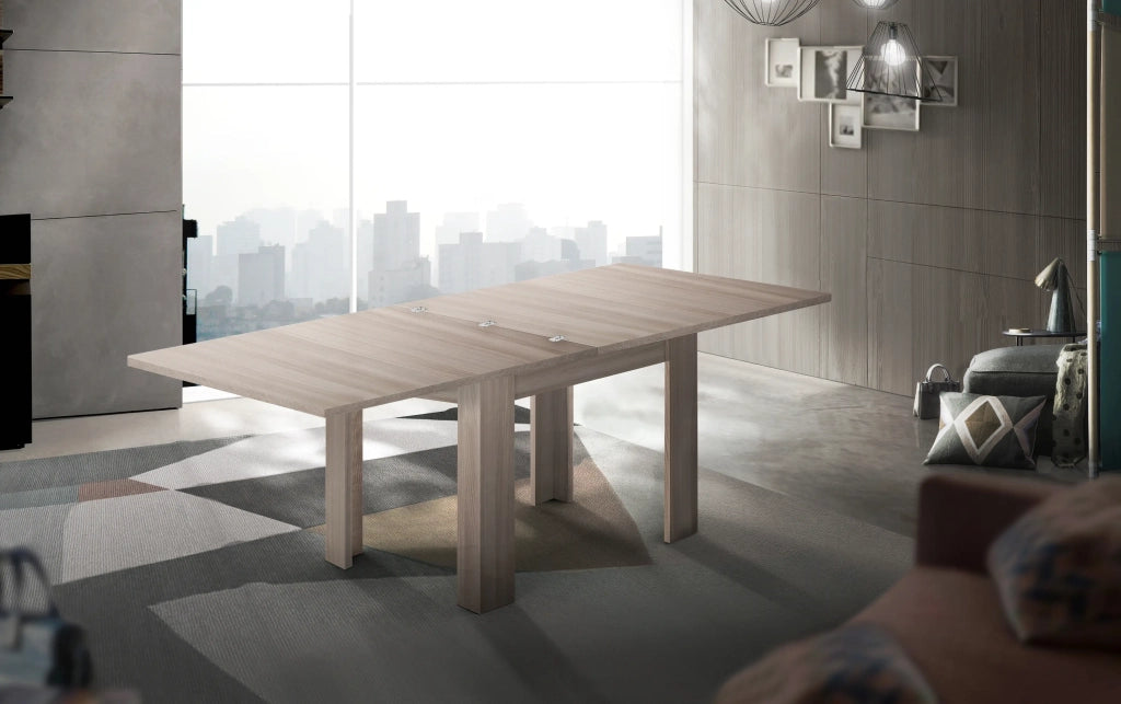 Tavolo da pranzo in legno allungabile a libro 90x90-180cm Jesi One