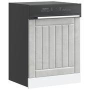 Pannello Lavastoviglie Lucca Grigio Cemento Legno Multistrato 853901