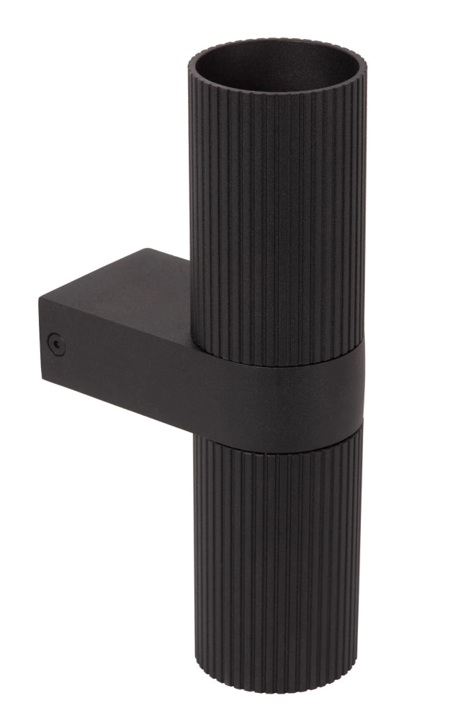 Applique da parete CLUBS 2xGU10 nero alluminio Lucide