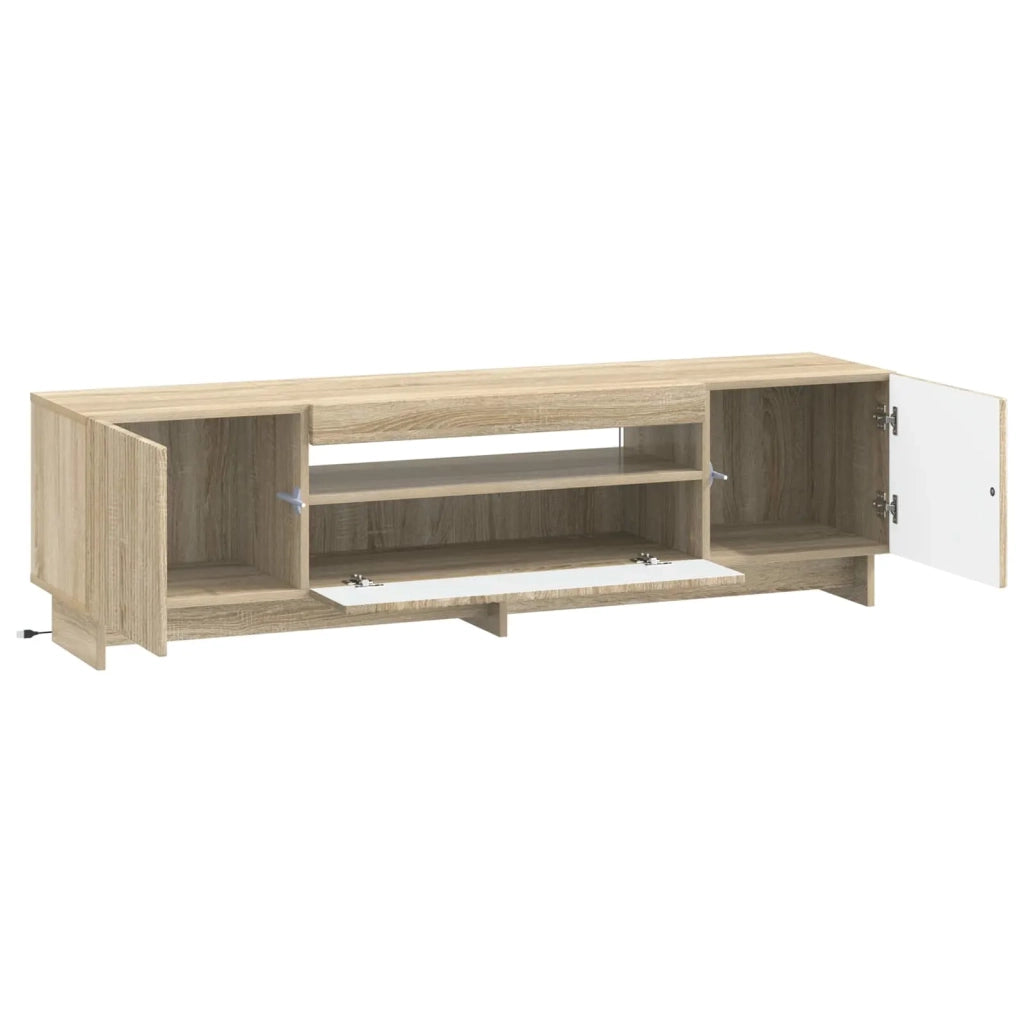 Mobile TV LED Rovere Sonoma Legno ingegnerizzato 896027