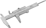 Misuratore a Vernier con Scorrimento 0-50 mm di Raggio di Azione - Alta Precisione - Acciaio Inossidabile - Strumento di Misura Portatile - Mini - Doppia Scala - Calibro