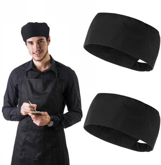 Cappello da Cucina Adattabile - Disegno Respirante - Leggero - Sostenibile - Adatto per Cucina e Servizio di Cibo