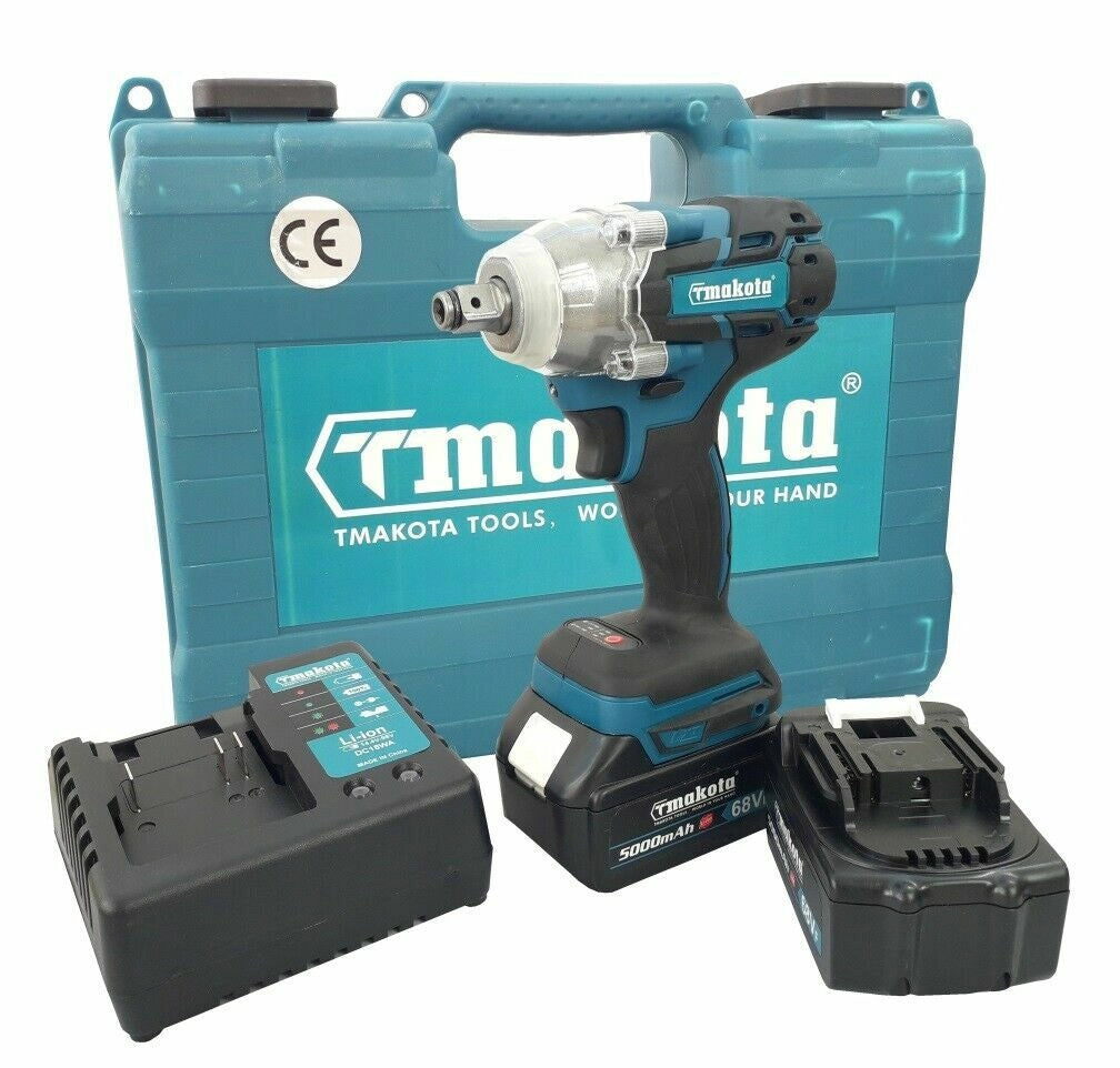 Avvitatore impulsi svita avvita bulloni auto camper 2 batterie 5,0 ah 68V 1/2"