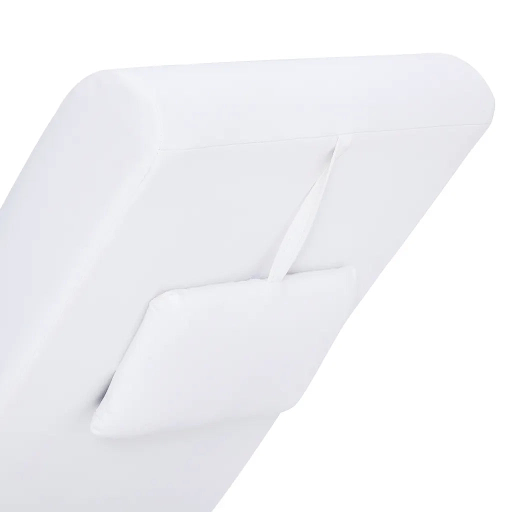 Sdraio Massaggiante con Cuscino Bianco in Similpelle CFW9967047