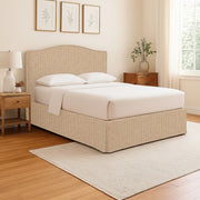 Eccles, Letto Singolo Sfoderabile Made in Italy, Beige