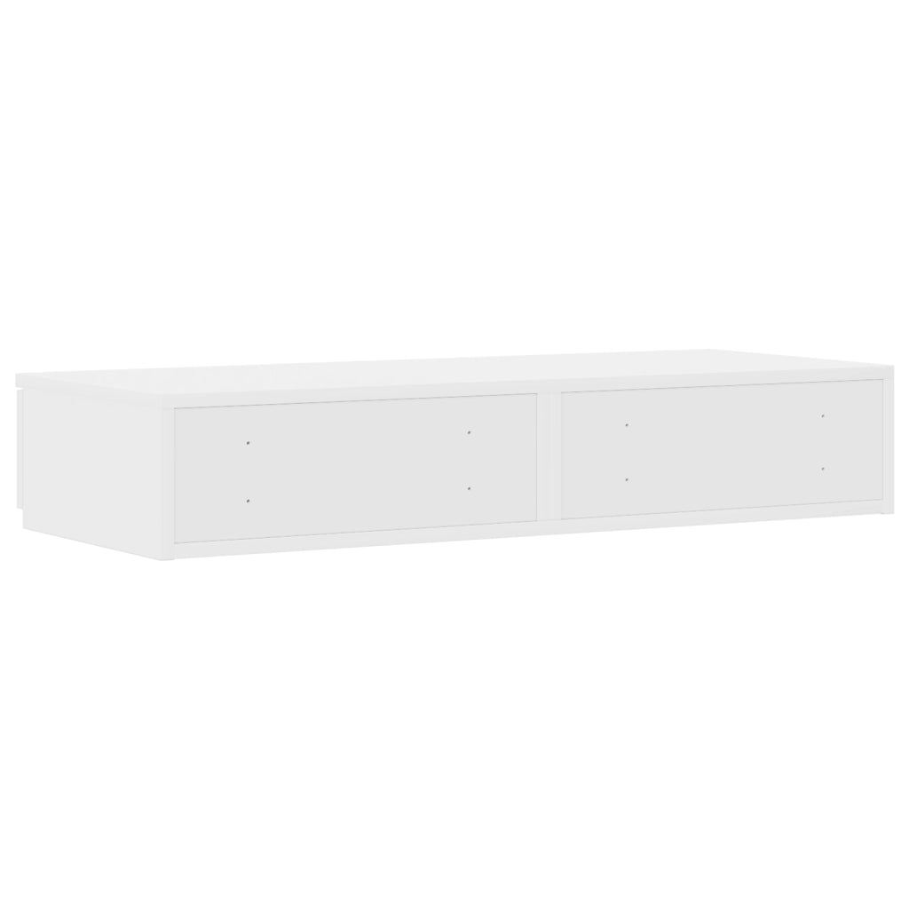 Cassetti per letto  bianchi 90x36,5x16,5 cm in legno compensato