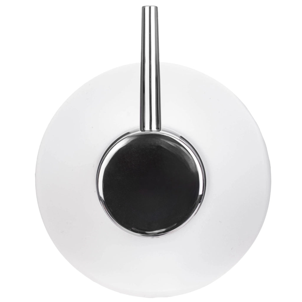 Set da bagno KADAX con dispenser di sapone liquido e bicchiere da bagno, colore bianco.