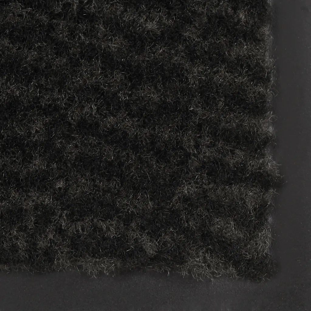 Tappeto Antipolvere Trapuntato Rettangolare 120x180cm Nero 132719