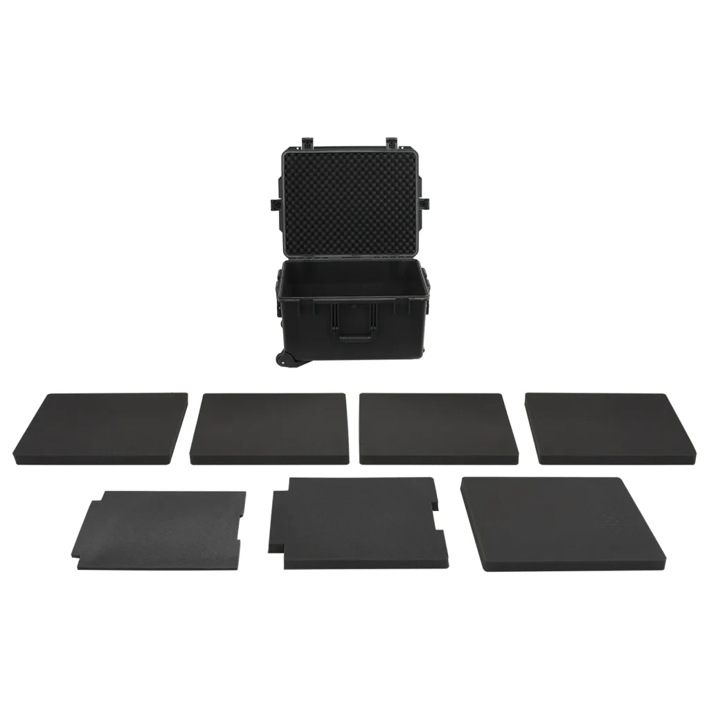 Valigetta da Volo Portatile Nera 62,5x49,5x37 cm in PP
