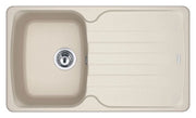 Lavello da cucina 1 vasca reversibile ad incasso 86x50 cm in fragranite modello azg 611-86 sahara franke