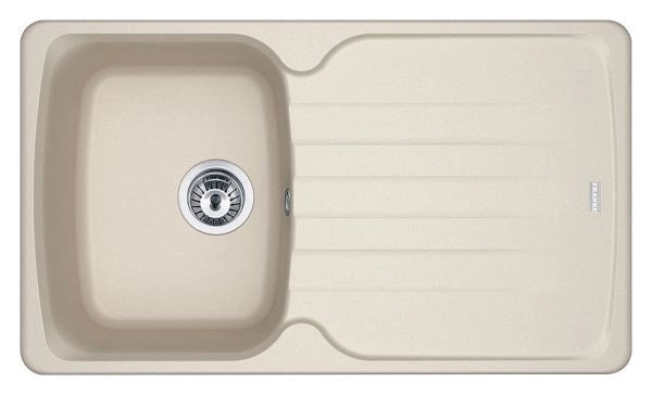 Lavello da cucina 1 vasca reversibile ad incasso 86x50 cm in fragranite modello azg 611-86 sahara franke