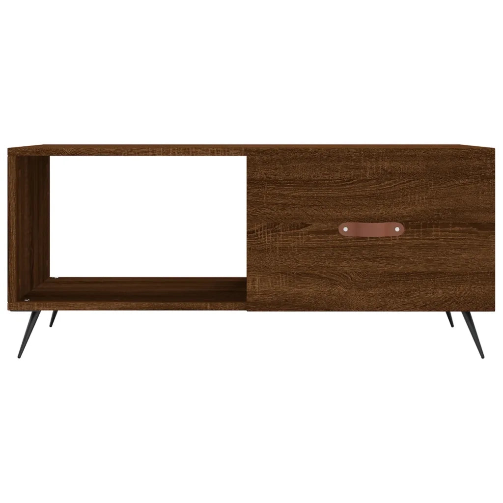 Tavolino da salotto | Tavolino da caff¨¨ | Tavolino da Soggiorno Rovere Marrone 90x50x40cm Legno Multistrato